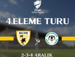 Muşspor’un Ziraat Türkiye Kupası 4. Tur Rakibi Belli Oldu