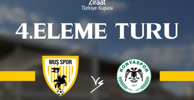 Muşspor’un Ziraat Türkiye Kupası 4. Tur Rakibi Belli Oldu