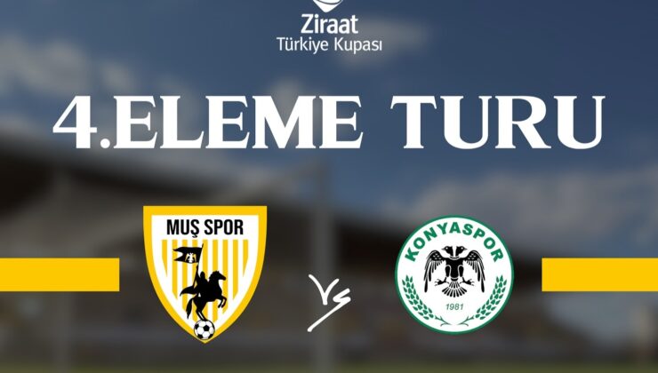 Muşspor’un Ziraat Türkiye Kupası 4. Tur Rakibi Belli Oldu