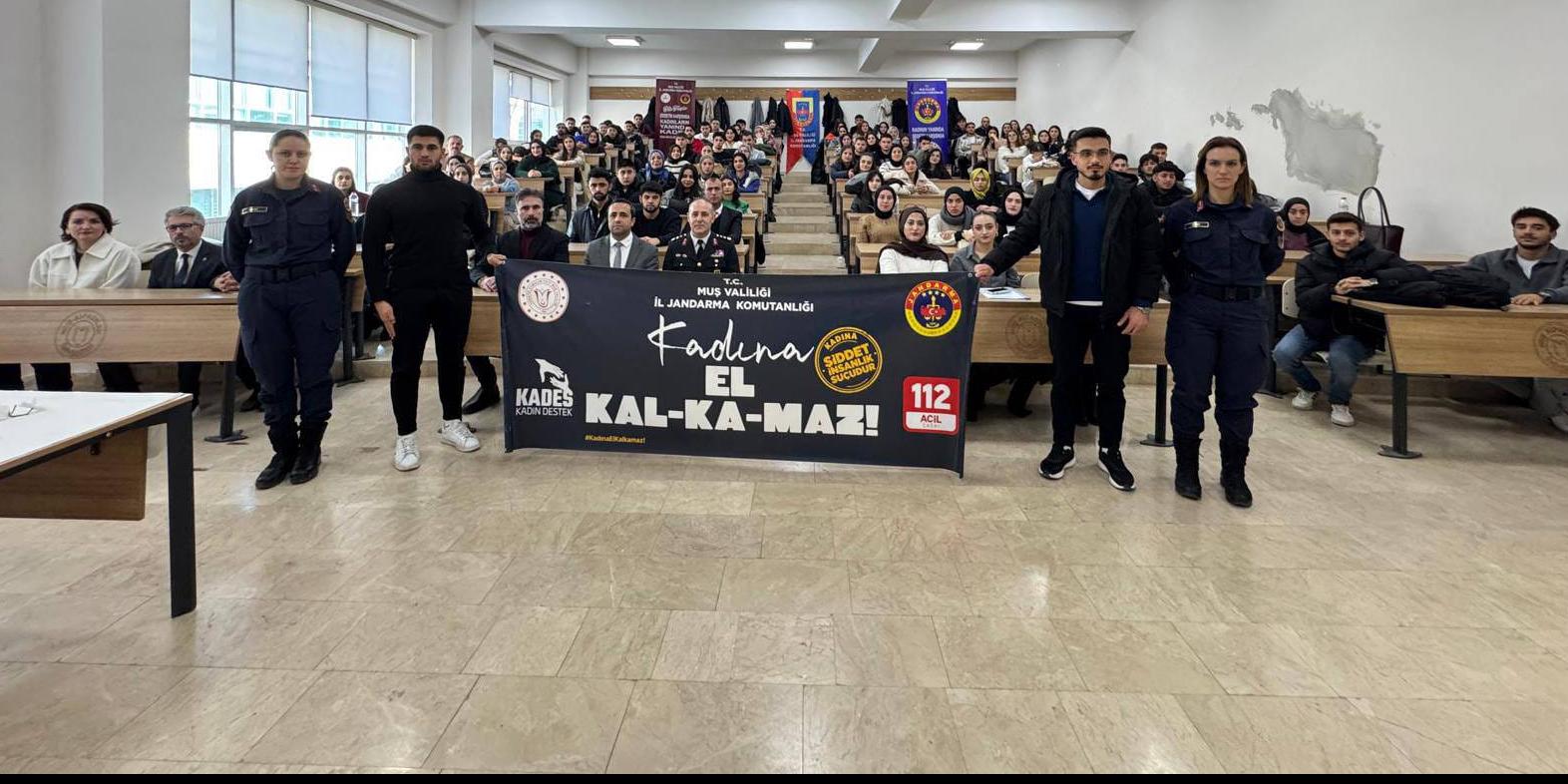 Muş Alparslan Üniversitesi’nde “Gençlerle Jandarma Buluşması” Söyleşisi Gerçekleştirildi