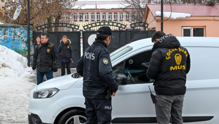 Muş Emniyet Müdürlüğü’nden Okul Çevrelerinde Güvenlik Uygulaması
