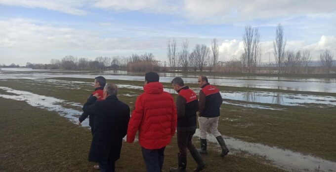 Korkut’ta Taşkın Sonrası Tarım Arazilerinde İnceleme