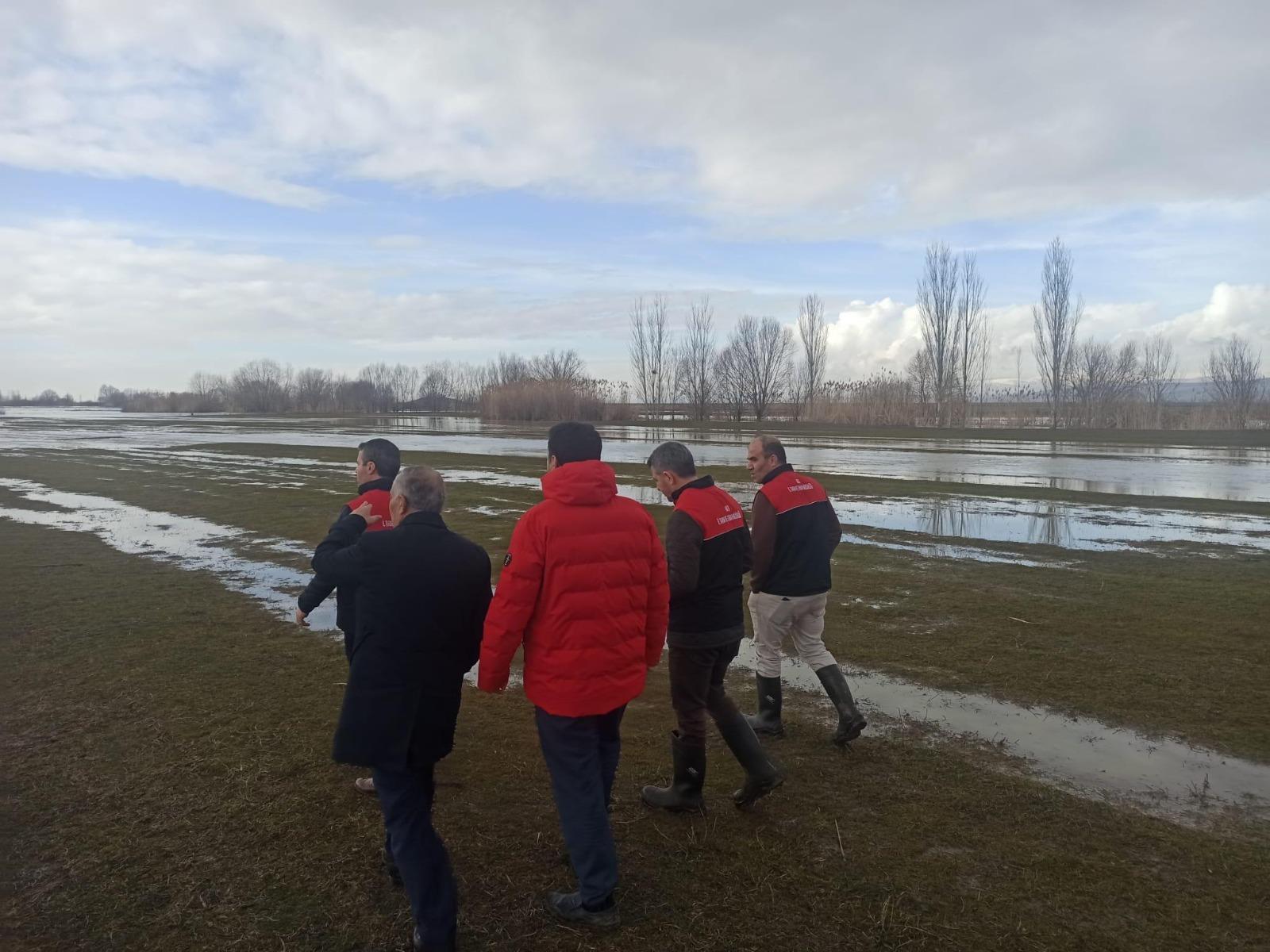 Korkut’ta Taşkın Sonrası Tarım Arazilerinde İnceleme