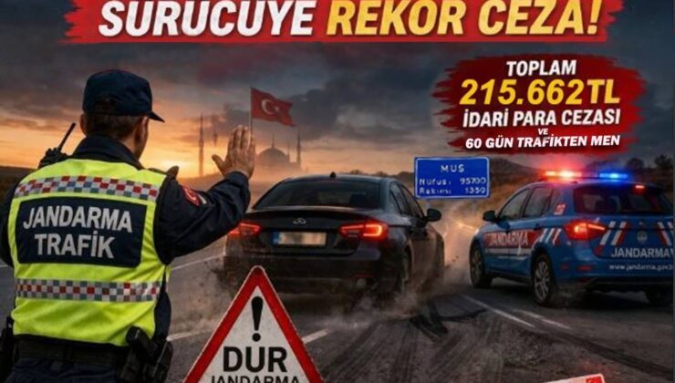 Üniversite Yolunda Tehlikeli Sürüş: “Dur” İhtarına Uymayan Sürücüye 215 Bin TL Ceza