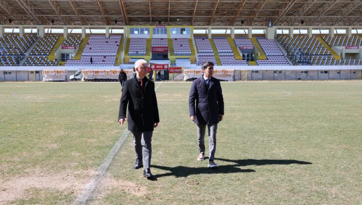 Muş Şehir Stadyumu Bursaspor Maçına Hazır