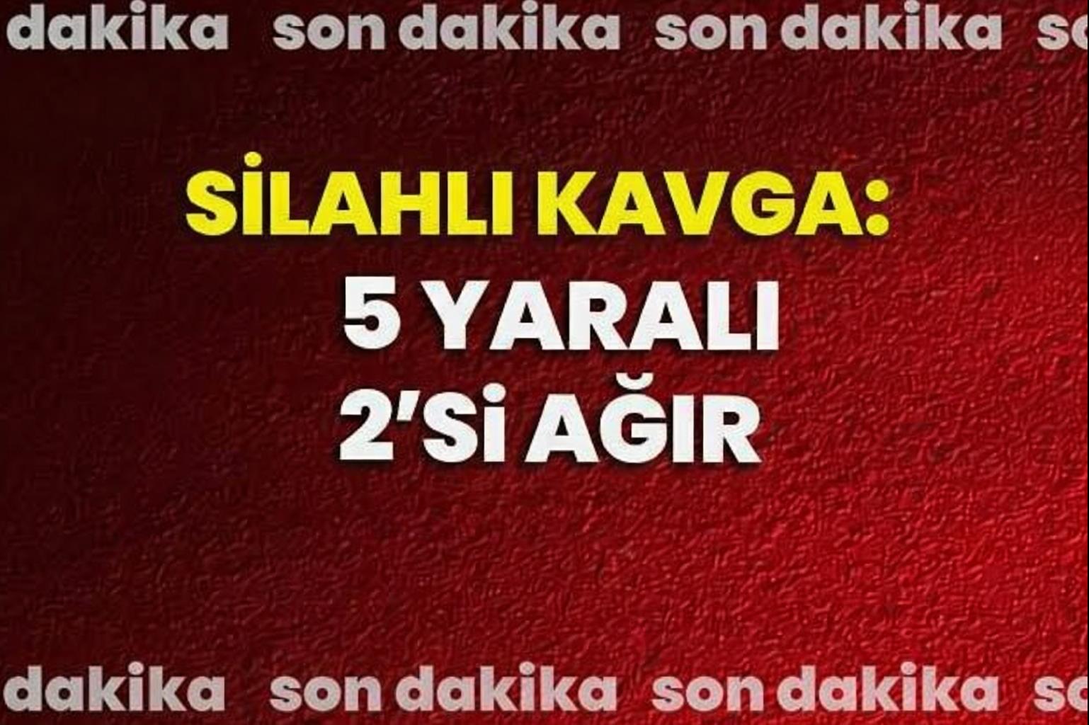 Malazgirt’te Silahlı Kavga: 5 Yaralı, 2’sinin Durumu Ağır