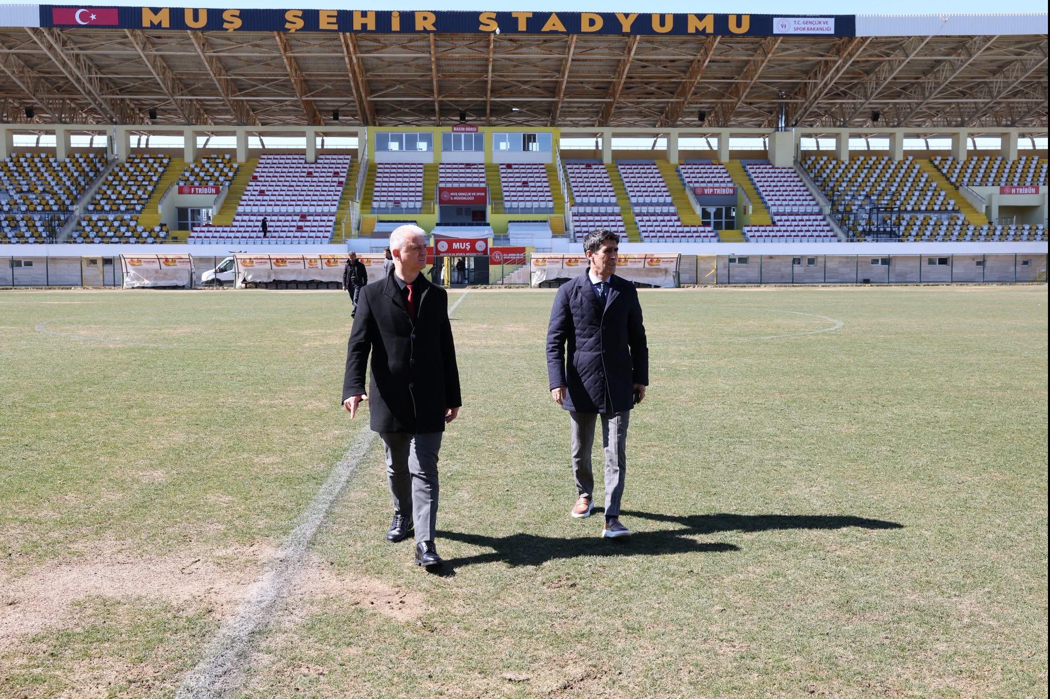 Muş Şehir Stadyumu Bursaspor Maçına Hazır