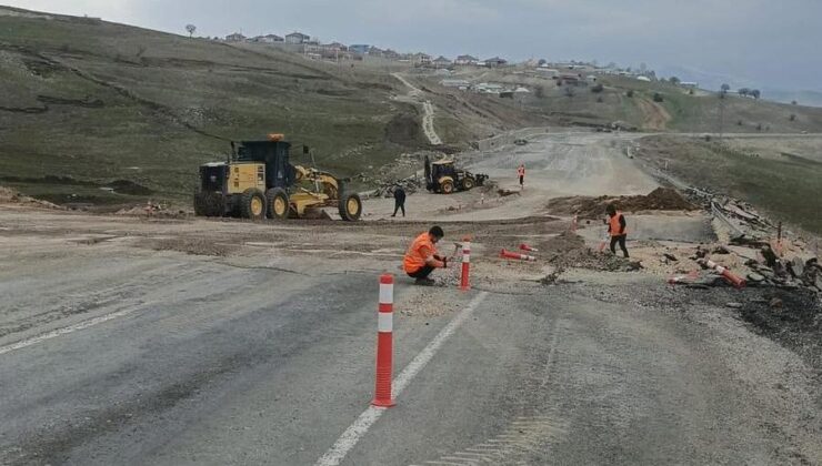 Muş–Varto Yolunda Onarım Çalışmaları Başladı