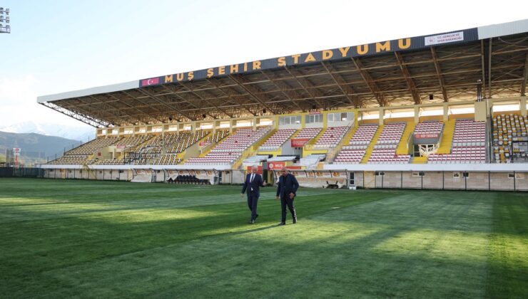 Muş Şehir Stadyumu Maça Hazır: İl Müdürü Kılıç’tan İnceleme