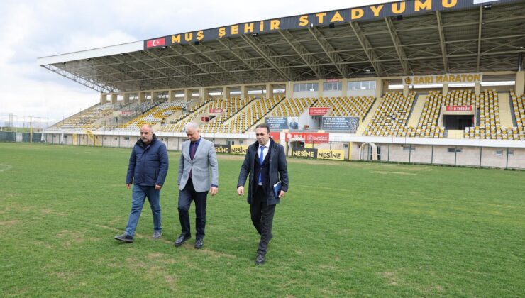 İl Müdürü Kılıç’tan Stadyumda Maç Öncesi İnceleme