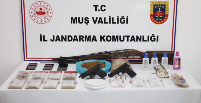 Muş’ta Uyuşturucu Operasyonu: 2 Tutuklama