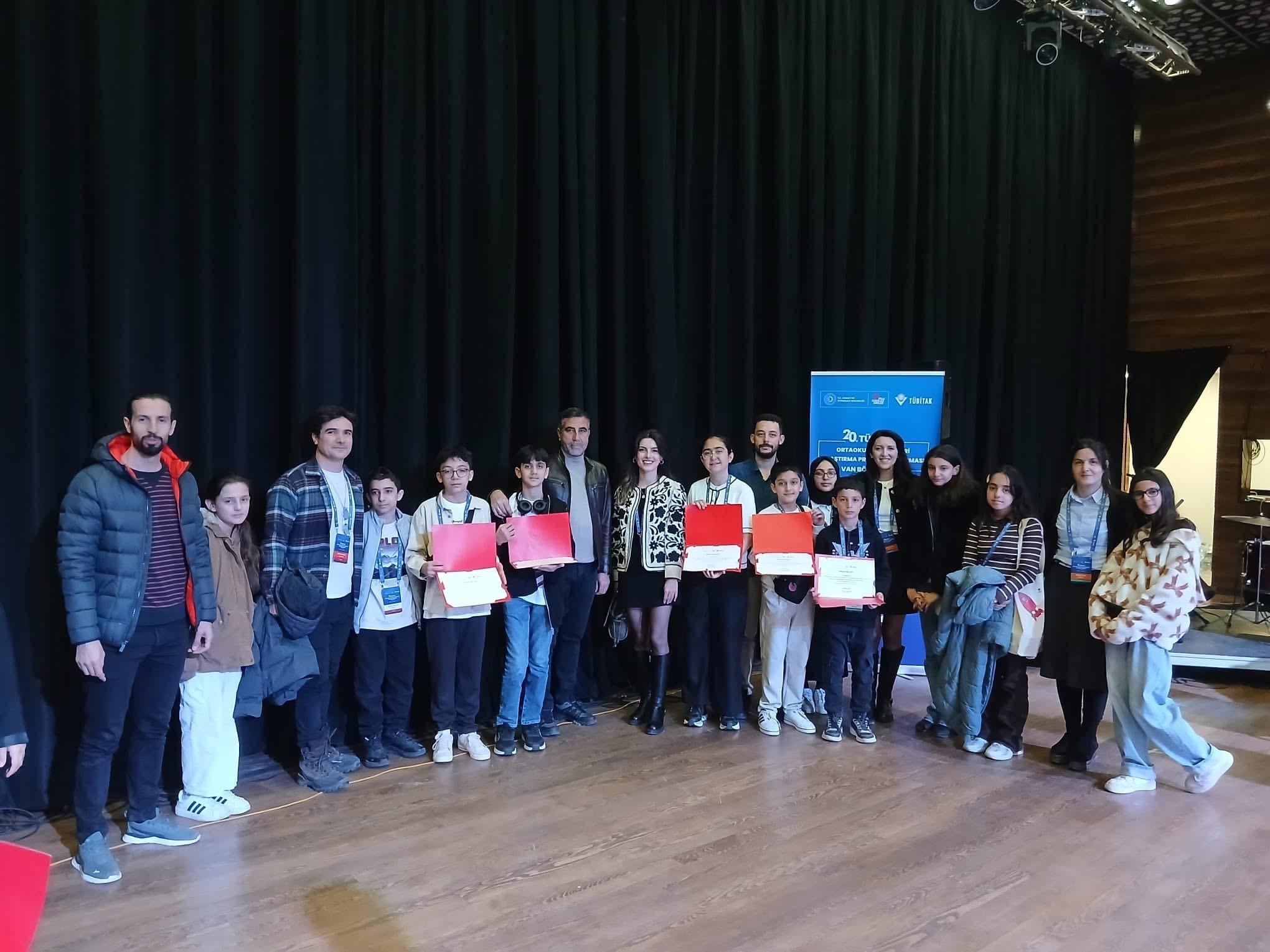 Muş, TÜBİTAK Bölge Finaline Damga Vurdu