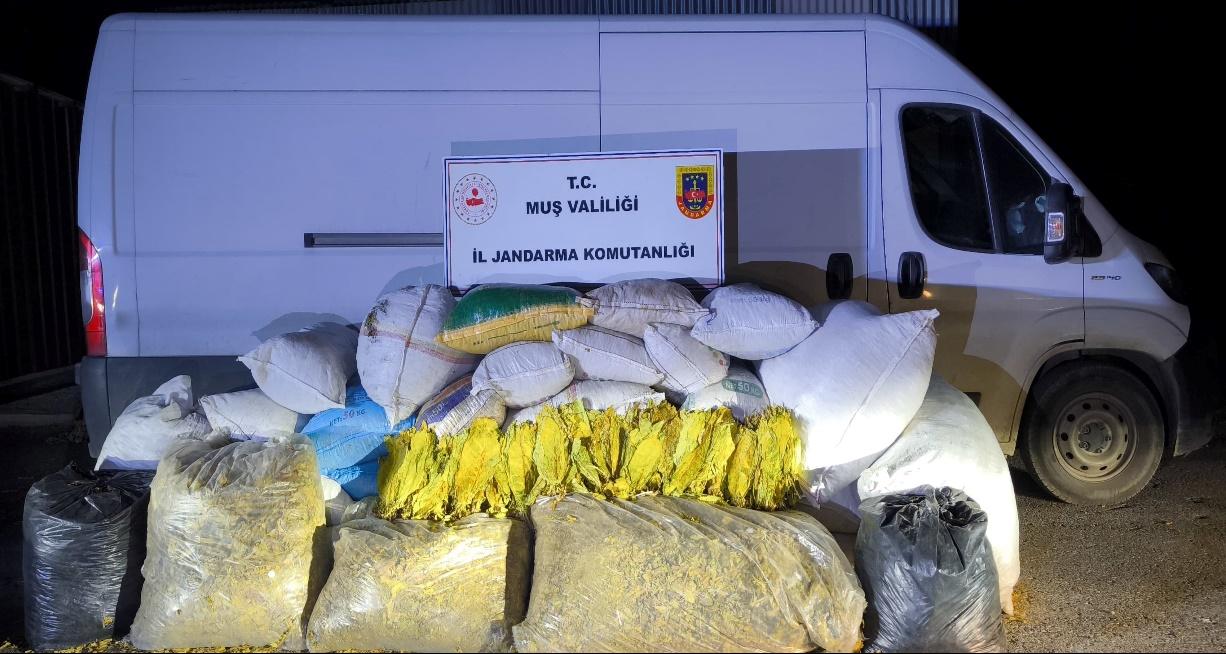 Muş’ta Kaçak Tütün Operasyonu: 1 Şüpheli Gözaltında