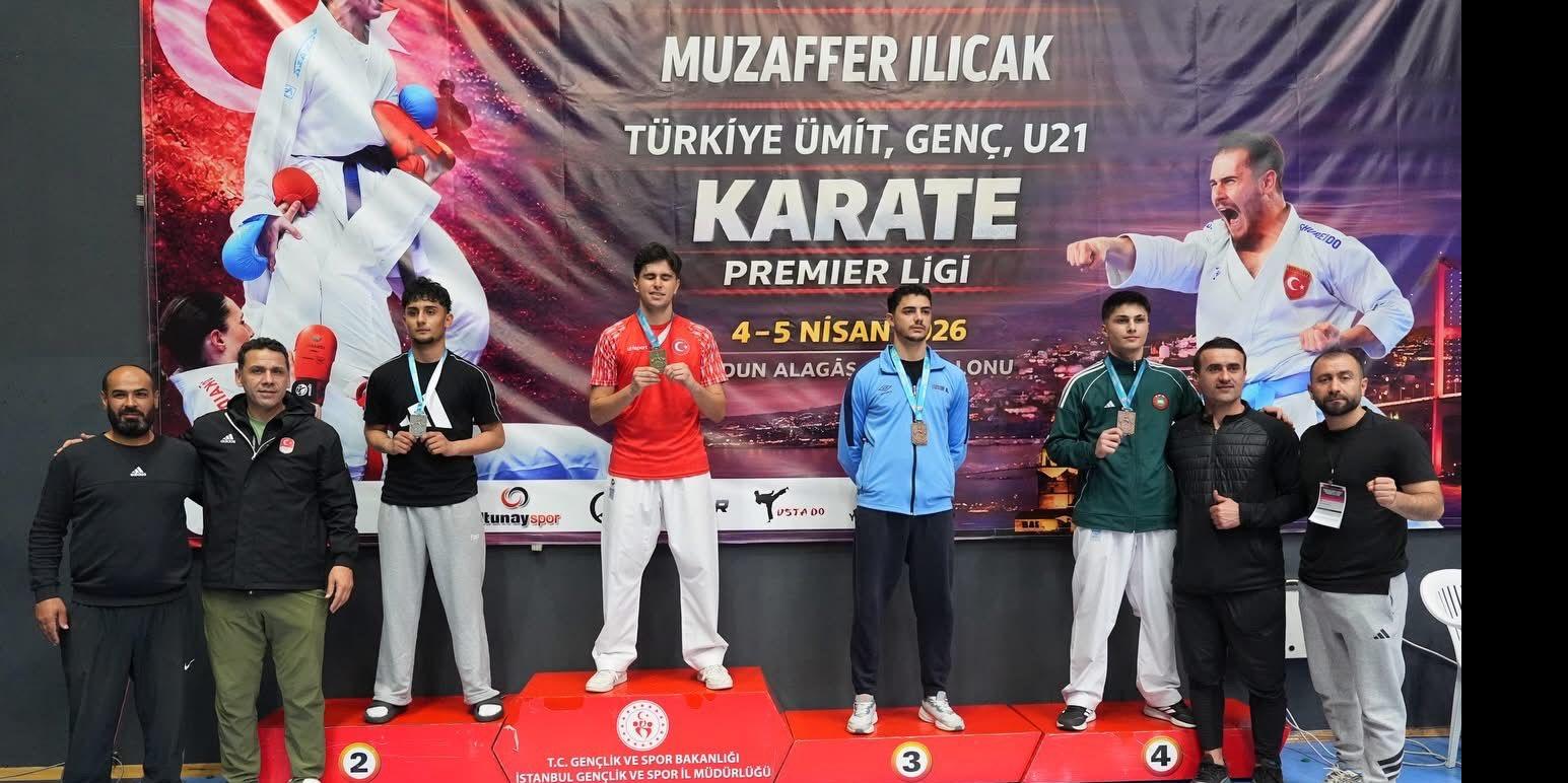 İstanbul’da Karate Premier Lig’de Çifte Bronz Gururu