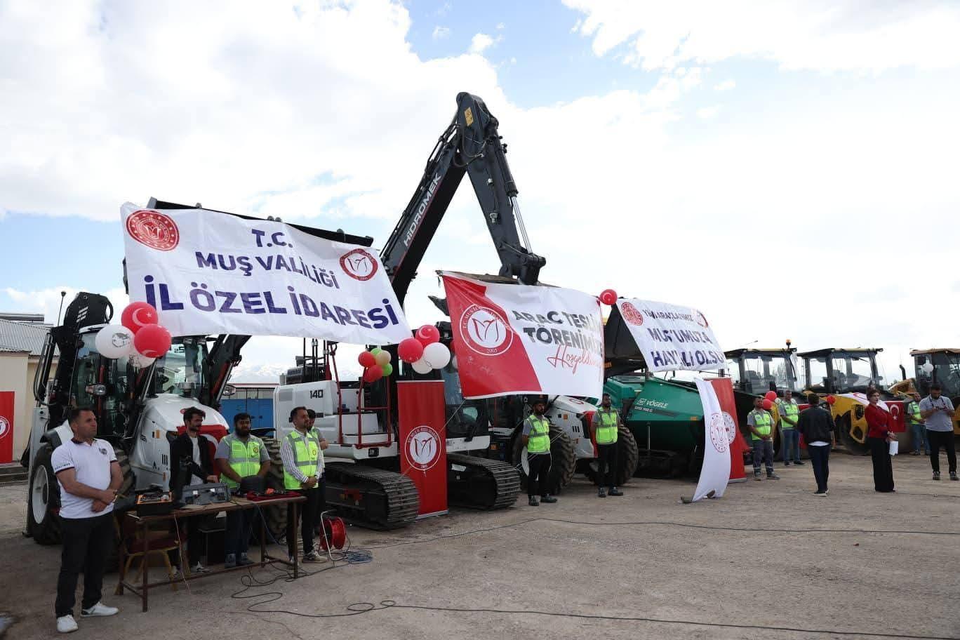 Muş İl Özel İdaresi Araç Filosuna 40 Yeni Araç Katıldı