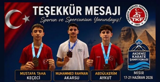 “Muşlu Milli Karatecilerden Sponsorlarına Teşekkür”