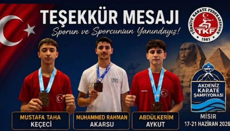 “Muşlu Milli Karatecilerden Sponsorlarına Teşekkür”