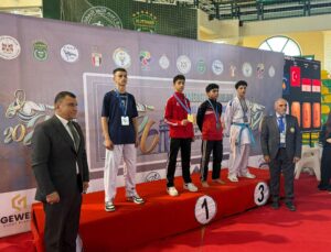 Muşlu Sporcu Mustafa Taha Keçeci, Akdeniz Ülkeleri Karate Şampiyonası’nda Altın Madalya Kazandı