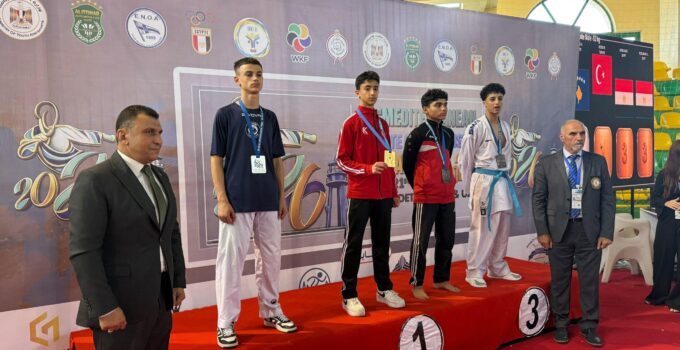 Muşlu Sporcu Mustafa Taha Keçeci, Akdeniz Ülkeleri Karate Şampiyonası’nda Altın Madalya Kazandı