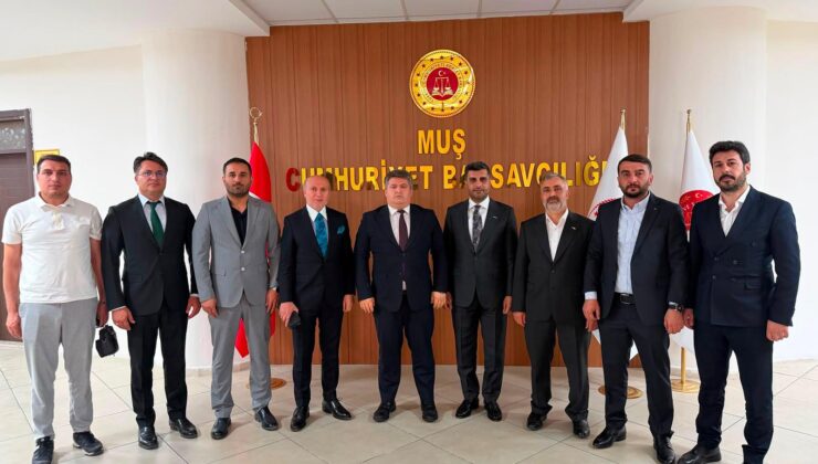 ASKON Muş Şubesi’nden Muş Cumhuriyet Başsavcısı’na Hayırlı Olsun Ziyareti
