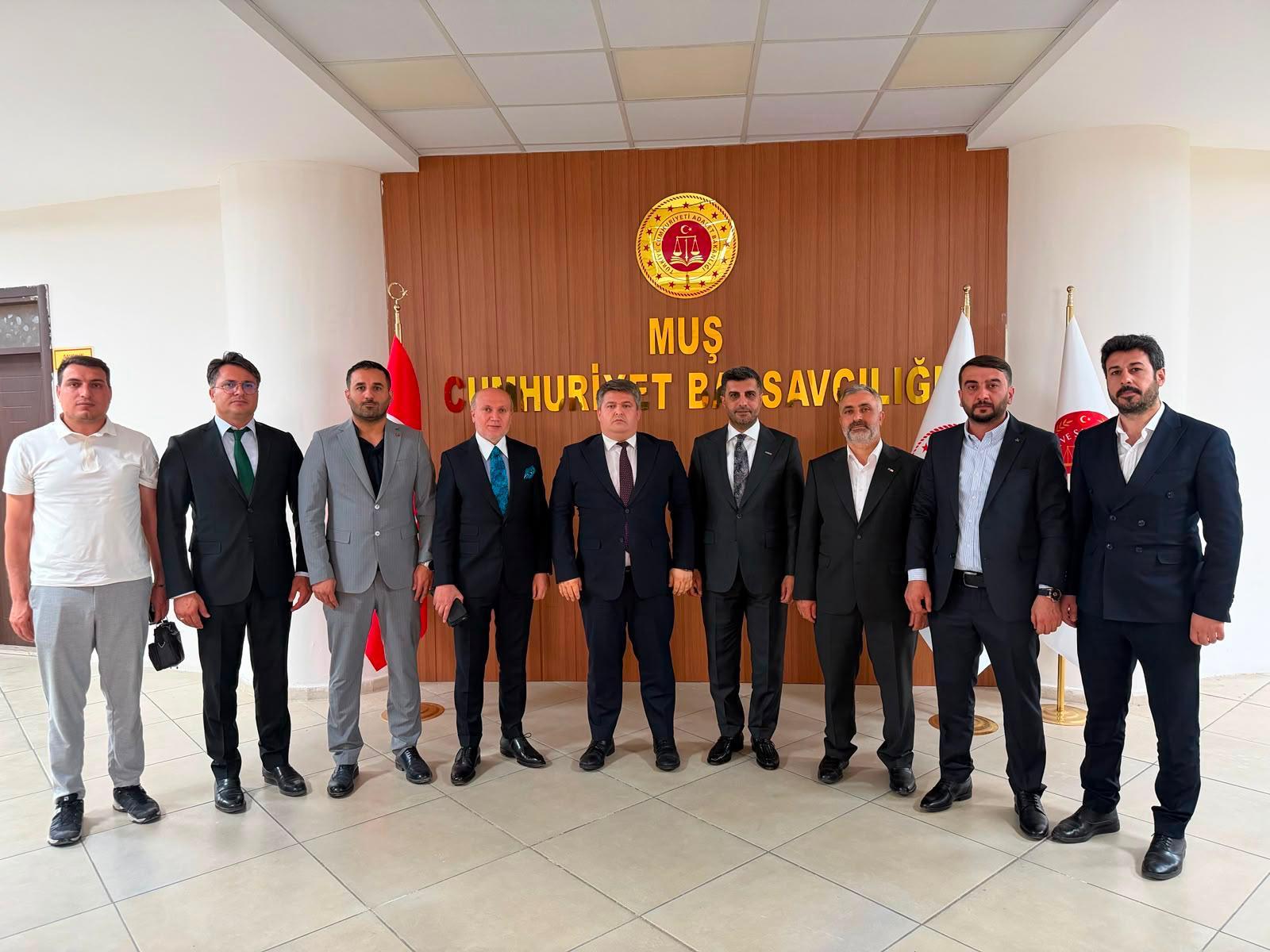 ASKON Muş Şubesi’nden Muş Cumhuriyet Başsavcısı’na Hayırlı Olsun Ziyareti