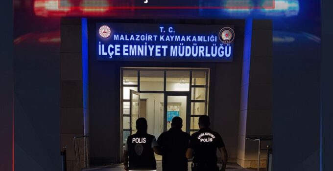 Malazgirt’te 10 Yıl 8 Ay Hapis Cezası Bulunan Firari Yakalandı