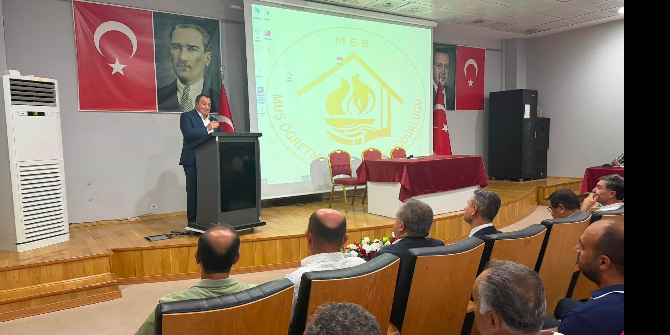 2026-2027 Eğitim Öğretim Yılı Sene Başı Toplantısında Mehmet Emin Şimşek’e Teşekkür