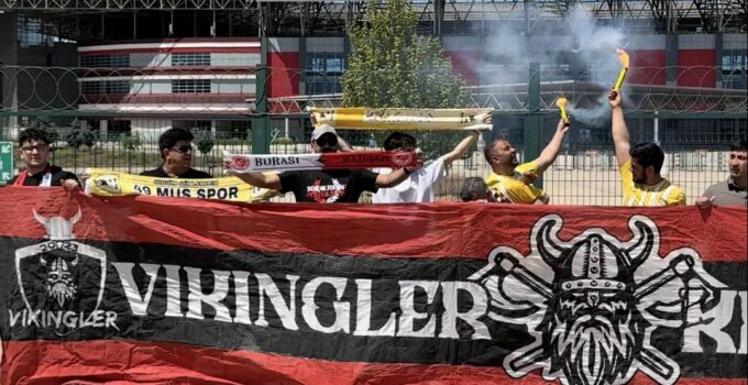 Vikingler72’den Muşspor’a Taraftar Desteği!