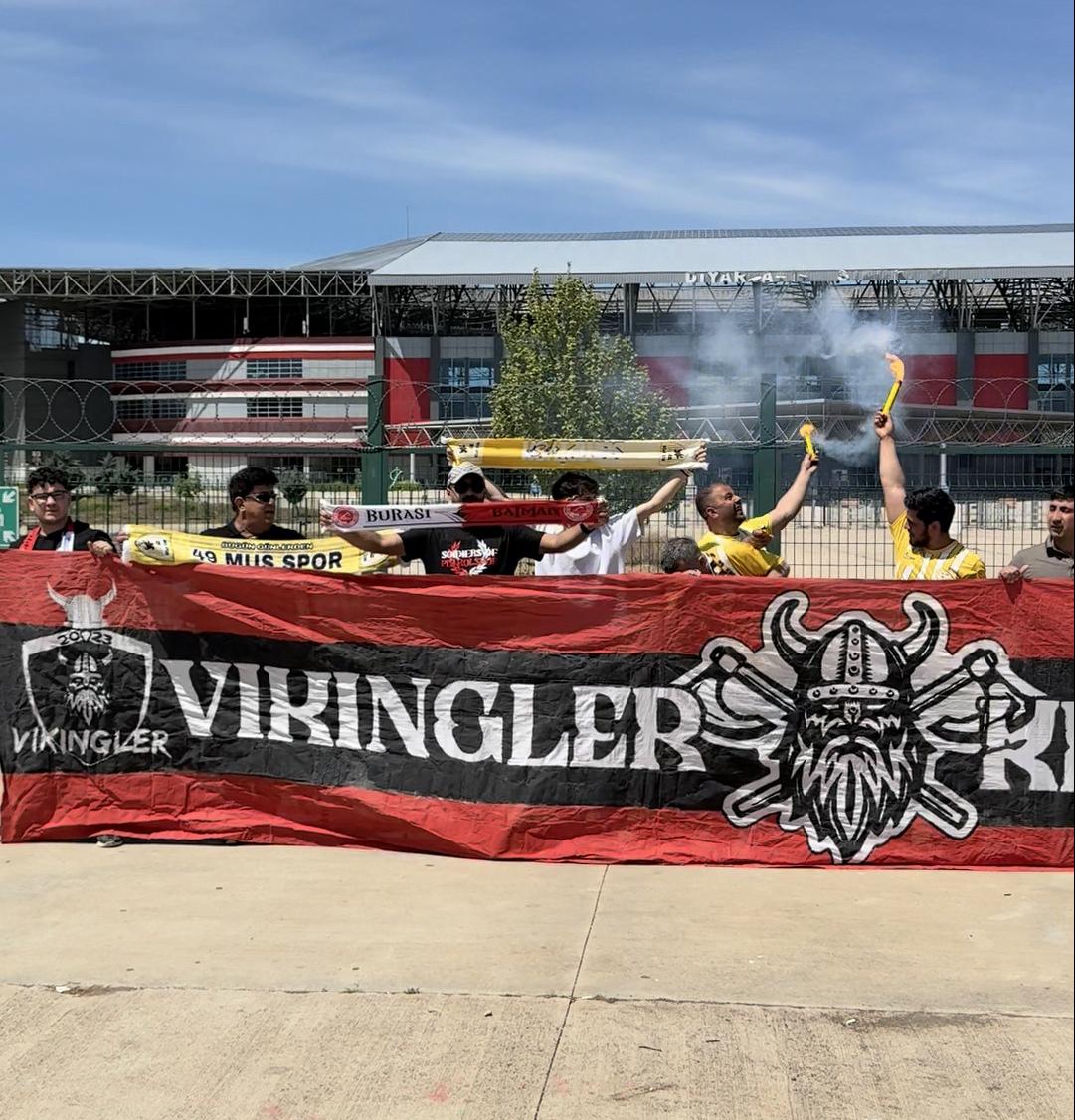 Vikingler72’den Muşspor’a Taraftar Desteği!