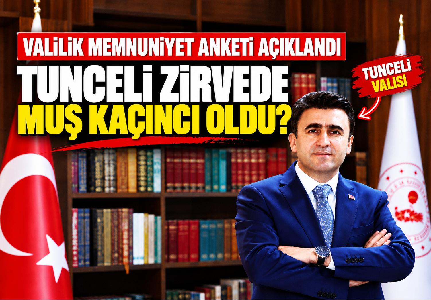 Türkiye’nin Valilik Memnuniyet Haritası Açıklandı: Muş’un Yeri Belli Oldu